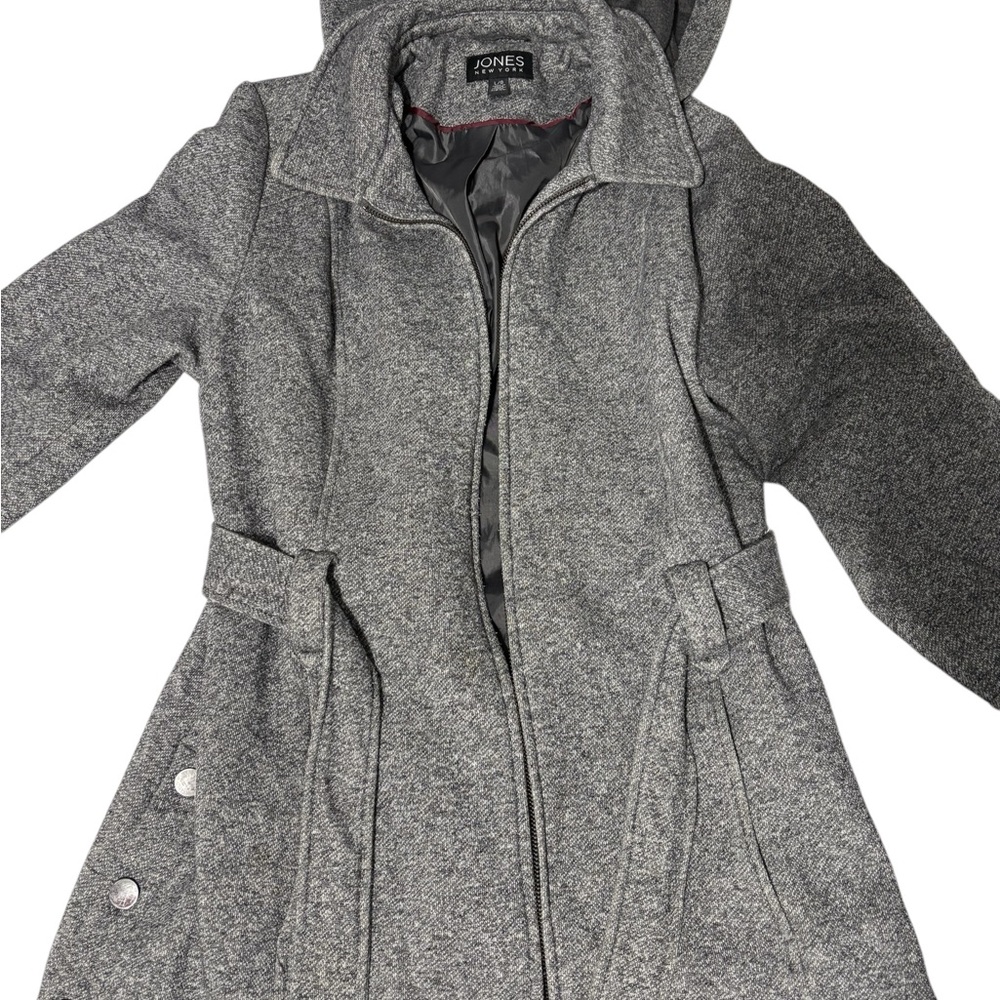 Jones New York Women's Gray Coat